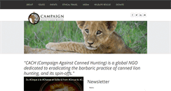 Desktop Screenshot of cannedlion.org